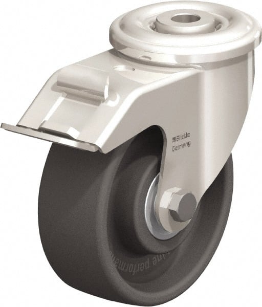 Hollow Kingpin Caster: Swivel, 4