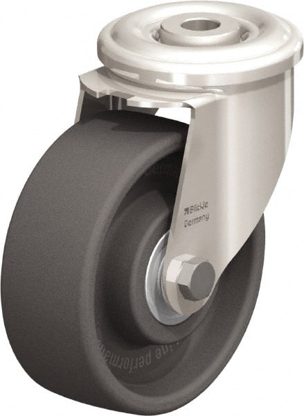 Hollow Kingpin Caster: Swivel, 4