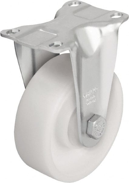 Rigid Top Plate Caster: Nylon, 4