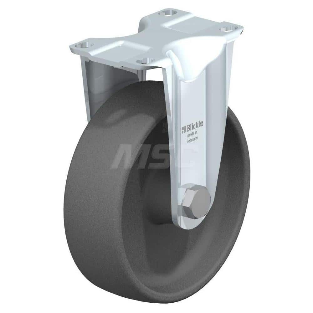 Rigid Top Plate Caster: Nylon, 5