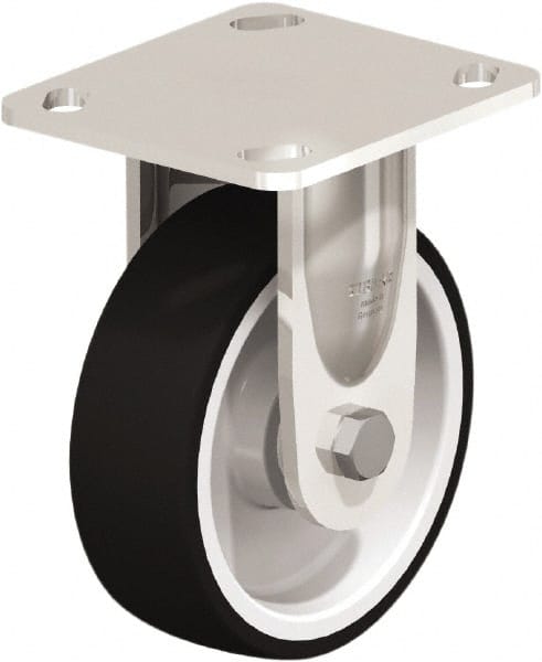 Rigid Top Plate Caster: Polyurethane, 5