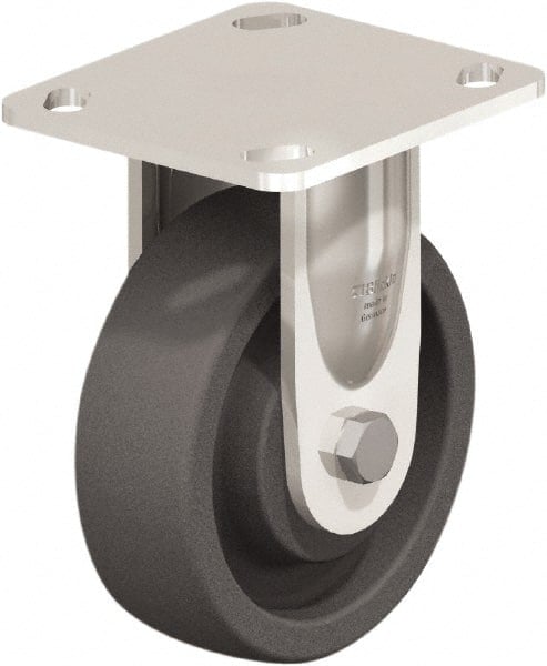 Rigid Top Plate Caster: Nylon, 5