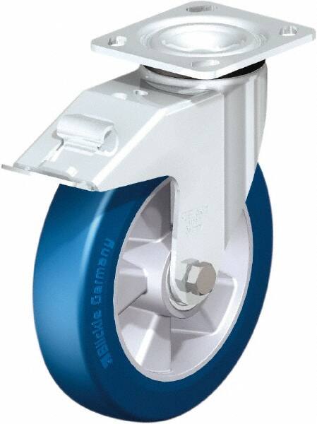 Swivel Top Plate Caster: Polyurethane, 8