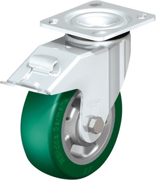 Swivel Top Plate Caster: Polyurethane, 6