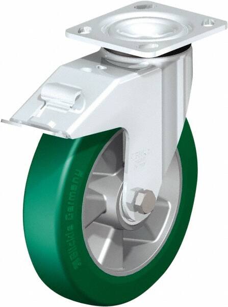 Swivel Top Plate Caster: Polyurethane, 8