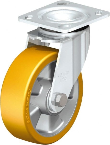 Swivel Top Plate Caster: Polyurethane, 6