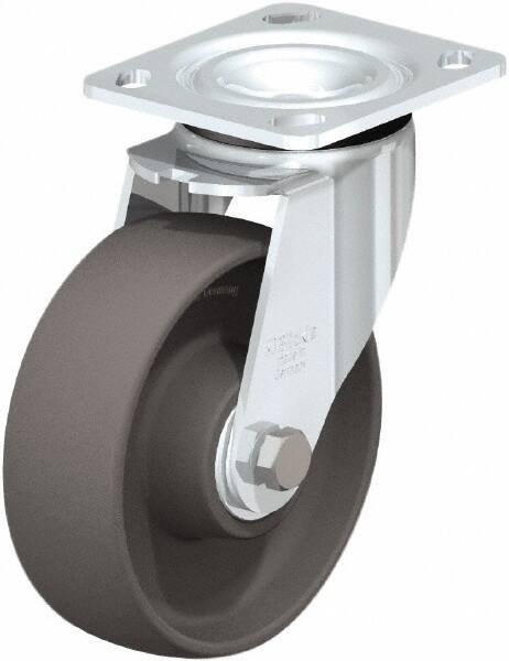 Swivel Top Plate Caster: Nylon, 6