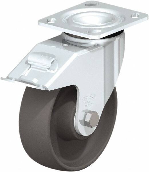 Swivel Top Plate Caster: Nylon, 6