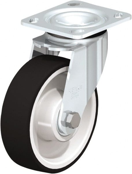 Swivel Top Plate Caster: Polyurethane, 6