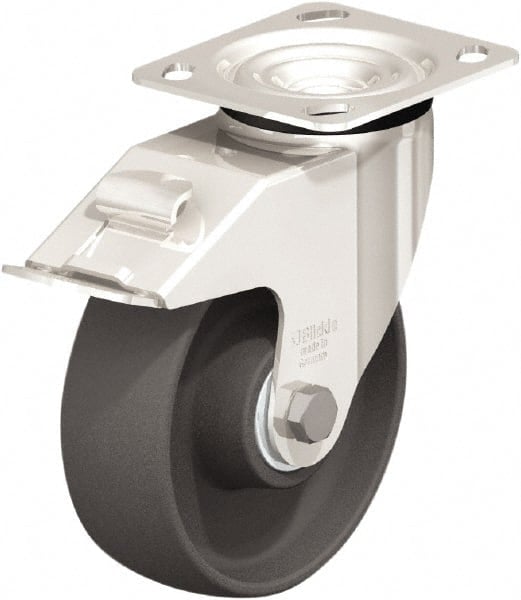 Swivel Top Plate Caster: Nylon, 6