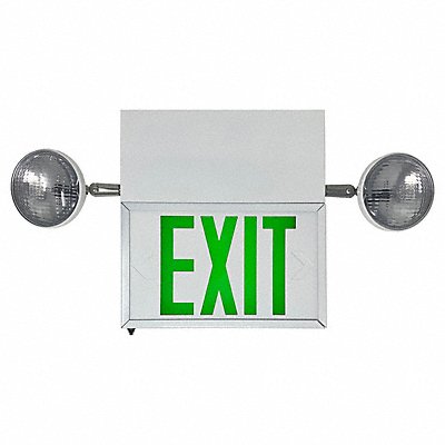 Exit Sign LED Green Letter Color 3 Faces MPN:L2ETXFL2GWW-U