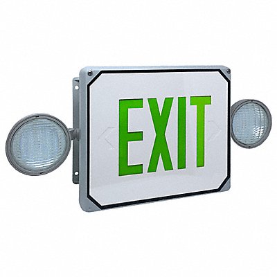 Exit Sign LED Green Letter Color 1 Face MPN:LS2E4XL1GW