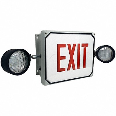 Exit Sign LED Red Letter Color 1 Face MPN:LS2E4XL1RW-FSH