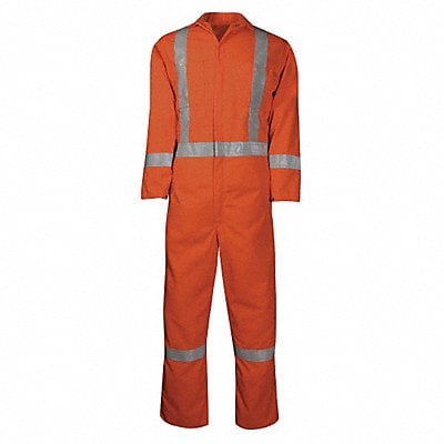 Flame-Resistant Coverall 3XL MPN:408US7-3XLT-ORA