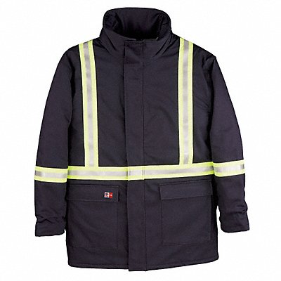 Flame-Resistant Parka Insulated 2XL Navy MPN:M305NEX-2XLR-NAY