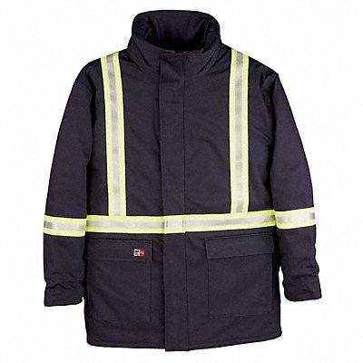 Flame-Resistant Parka Insulated 2XL Navy MPN:M305US7-2XLR-NAY