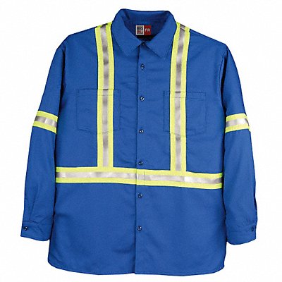 H5833 FR Long Sleeve Shirt Royal Blue M Button MPN:235US7-MR-BLR