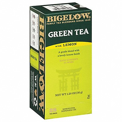 Tea Bag Green Tea with Lemon Flavor PK28 MPN:RCB10346