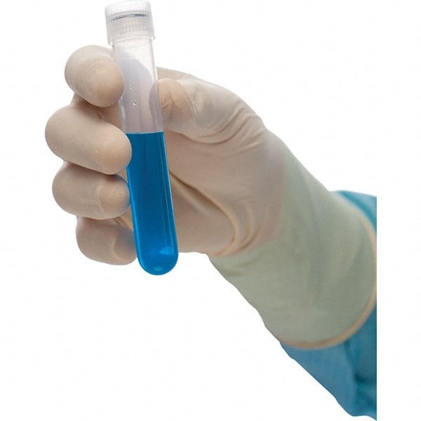Series Bioclean P-Zero Disposable Gloves: Size 6.5, 5.91 mil, Synthetic Polymer-Coated Neoprene, Industrial Grade, Unpowdered MPN:BPZS65