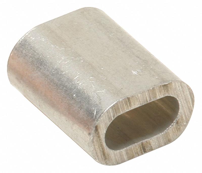 Crimps Ferrules 5/32 L Silver PK100 MPN:nc-n200