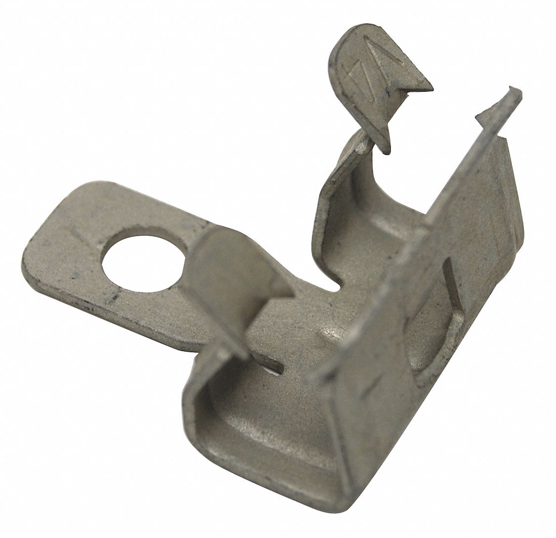 Netting Bracket 1-1/2 L Silver PK100 MPN:ni-gc30