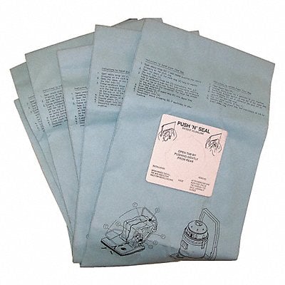 Vacuum Bag Paper 1-Ply Reusable PK5 MPN:332844