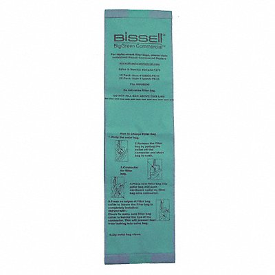 Vacuum Bag For Upright Vacuum PK25 MPN:U8000-PK25