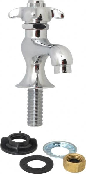 Standard, One Handle Design, Chrome, Round Deck Plate Single Mount Faucet MPN:220-006NL