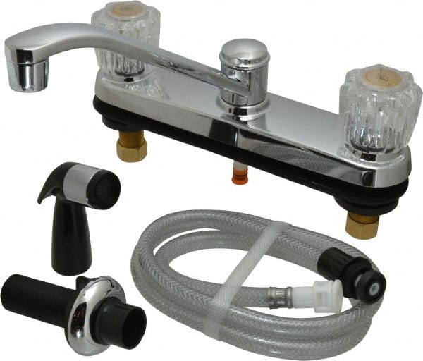 Deck Plate Mount, Kitchen Faucet with Spray MPN:222-404H