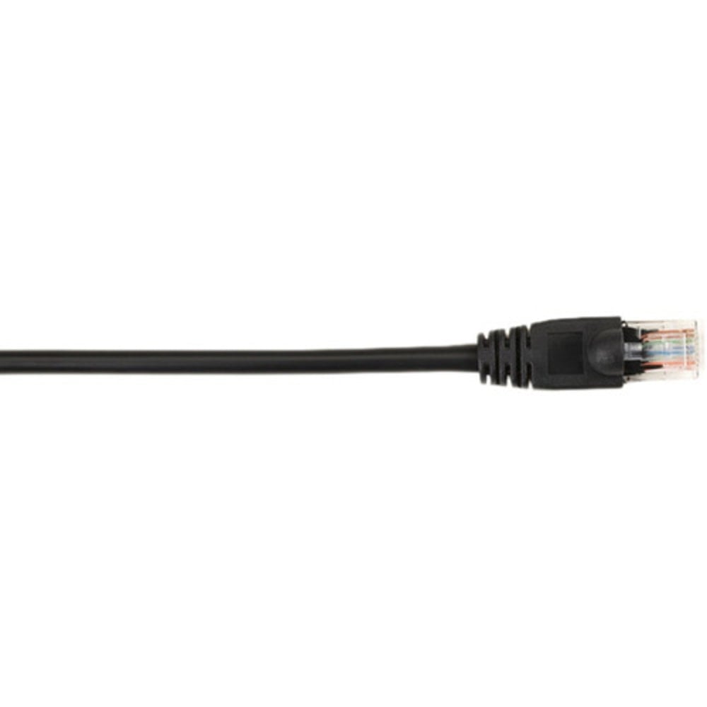 Black Box Connect Cable CAT6 250-MHz Stranded Ethernet Patch Cable - Patch cable - RJ-45 (M) to RJ-45 (M) - 3 ft - UTP - CAT 6 - molded, snagless, stranded - black (Min Order Qty 14) MPN:CAT6PC-003-BK