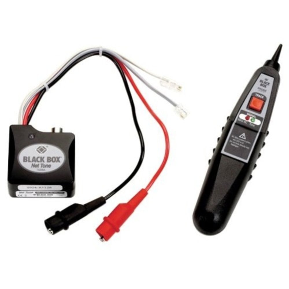 Black Box Net Tone - Continuity Testing, Voltage Monitor, Twisted Pair Cable Testing - Twisted Pair - 2Number of Batteries Supported - Battery Included - TAA Compliant MPN:TS300A