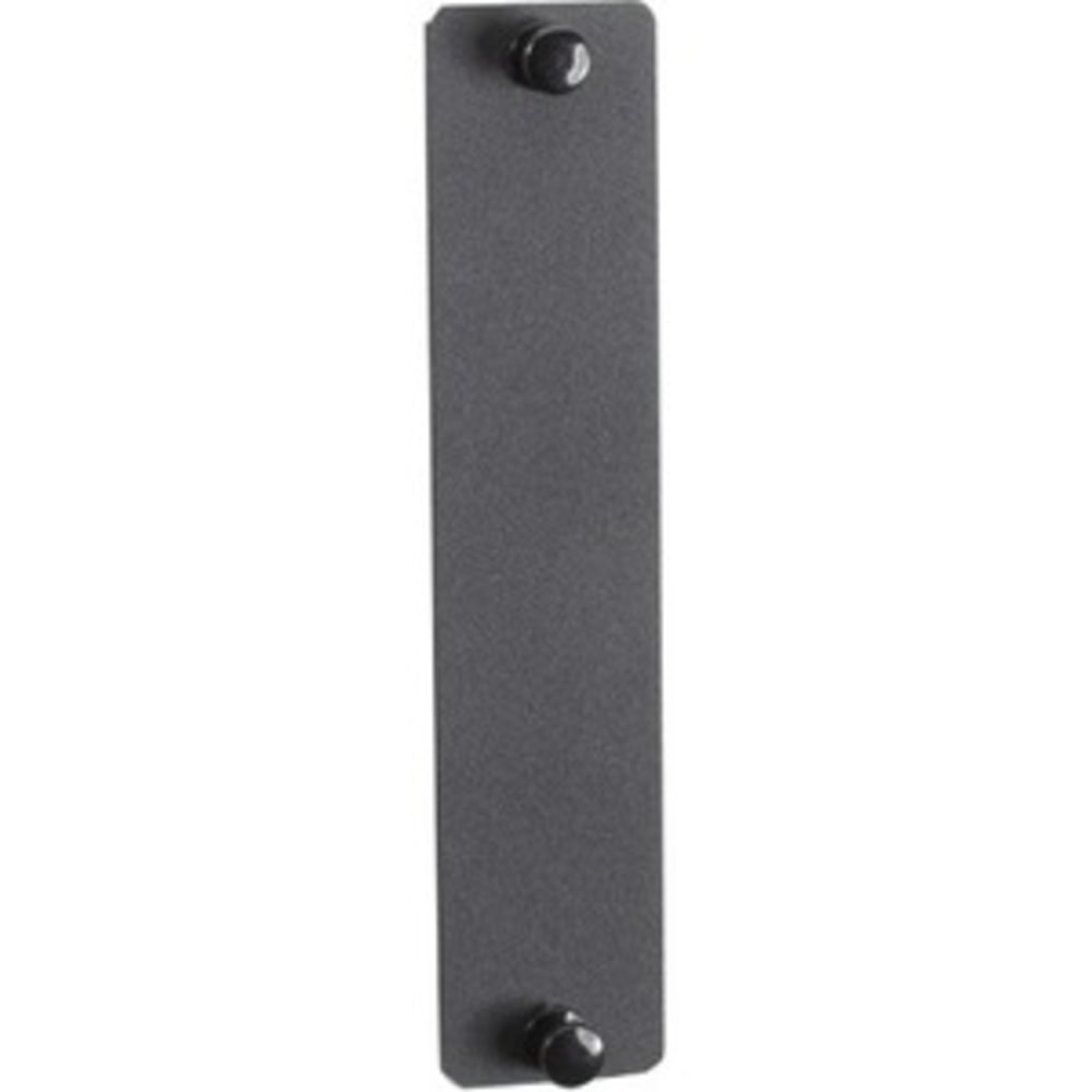 Black Box Blank Insert for Fiber Adapter Enclosures/Panels - SPCC, Metal - TAA Compliant (Min Order Qty 5) MPN:JPM480A