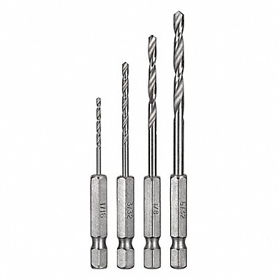 Hex Drill Bit Set 4 pcs. MPN:15054