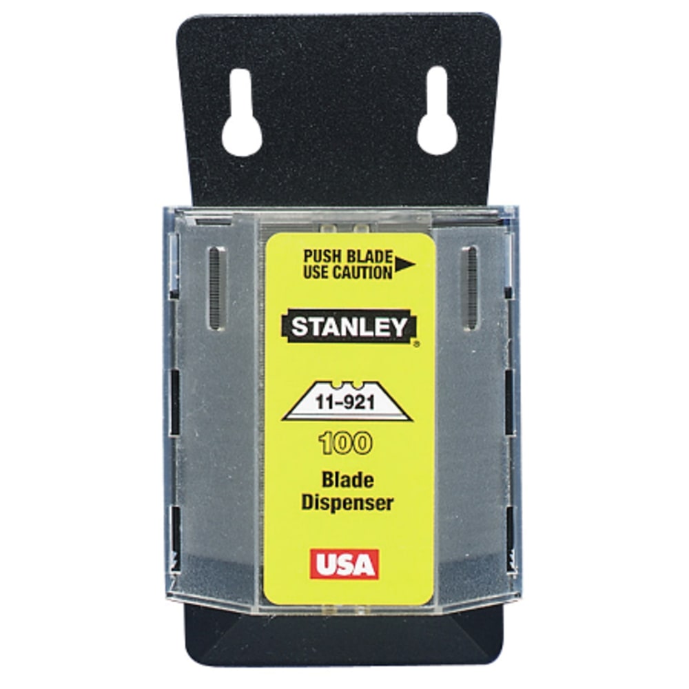 Stanley Bostitch Wall Blade Dispenser, Pack Of 100, Silver (Min Order Qty 4) MPN:11-921A