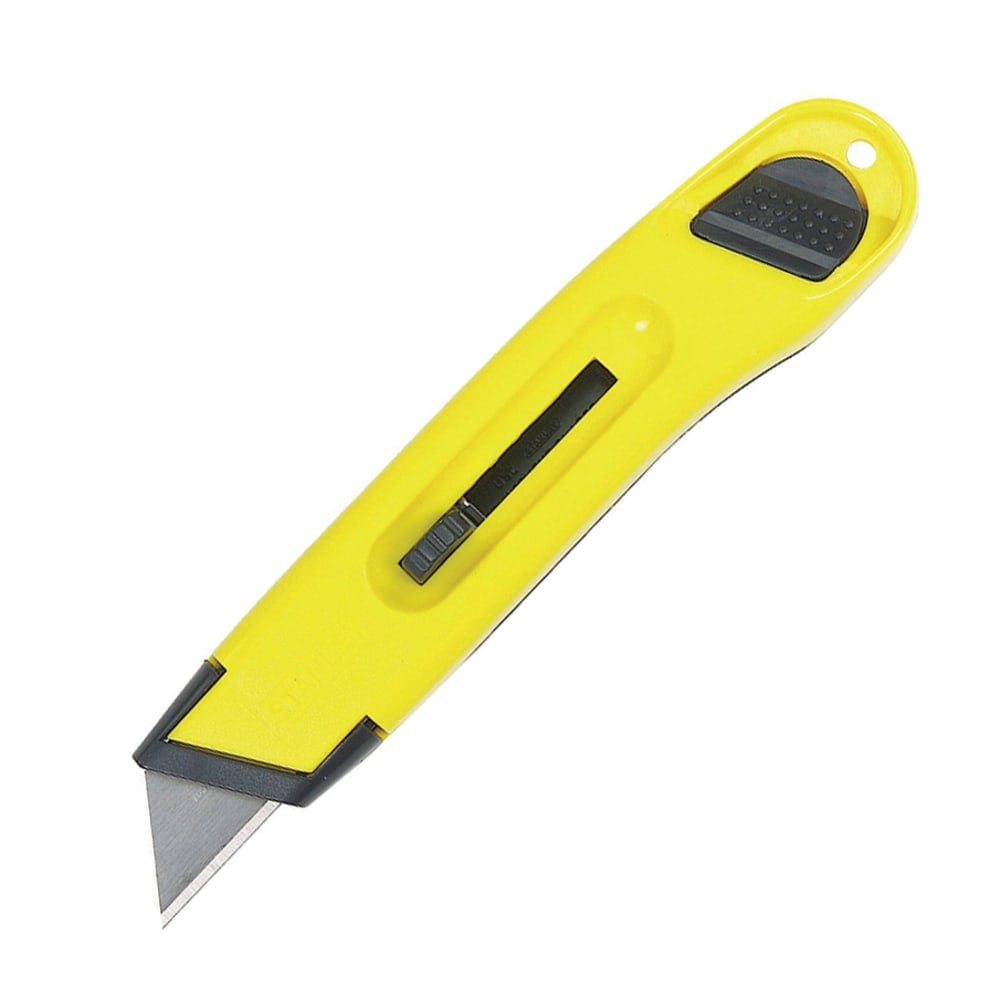 Stanley Bostich Plastic Retractable Utility Knife, 6in Blade , Yellow (Min Order Qty 10) MPN:10-065