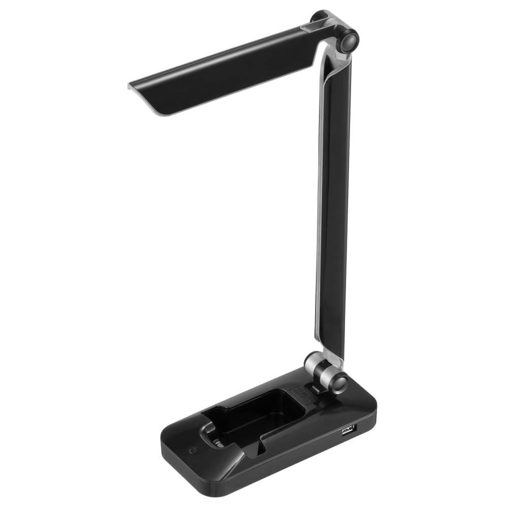 BLACK+DECKER PureOptics Verve Folding LED Desk Lamp, Adjustable, 16inH, Black MPN:LED3FOLD-BLK