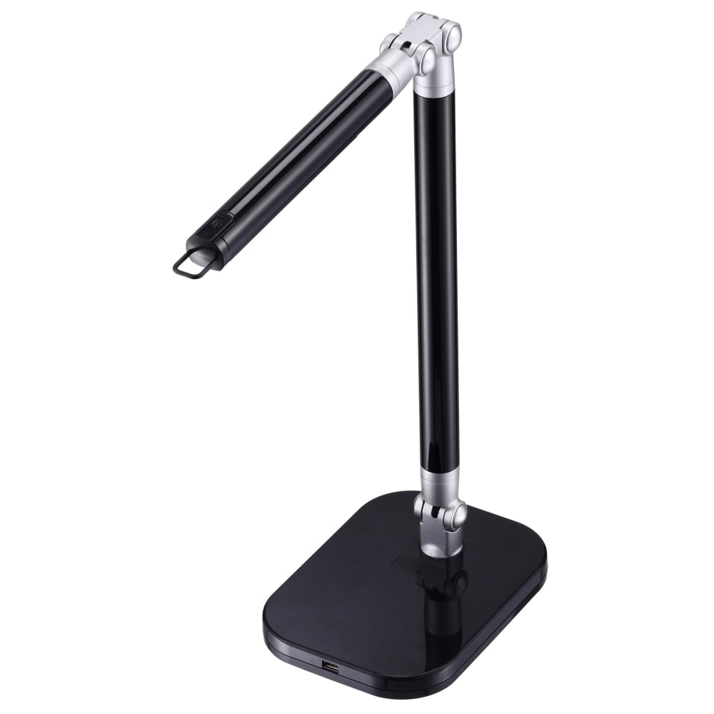 BLACK+DECKER PureOptics Exalt Bar LED Clamp-On Desk Lamp, Adjustable, 19inH, Black MPN:LED7BAR-BLK