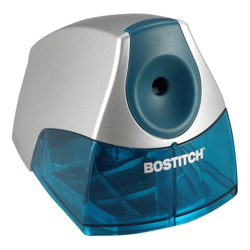 Stanley-Bostitch Personal Electric Desktop Pencil Sharpener, Blue/Silver (Min Order Qty 4) MPN:EPS4-BLUE