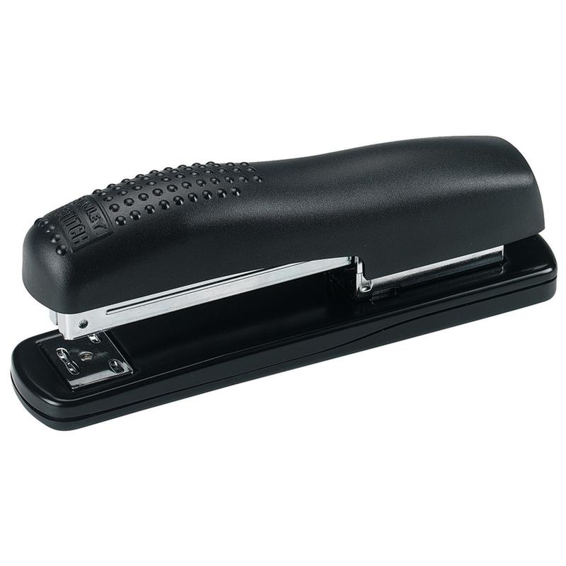 Bostitch Ergonomic Desktop Stapler, 20 Sheets Capacity, Black (Min Order Qty 11) MPN:02257