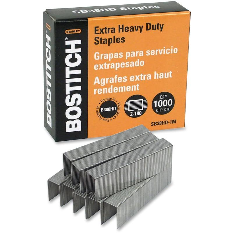 Bostitch B38HD-1M Heavy-Duty Staples, 15/16in Standard, Box Of 1,000 (Min Order Qty 8) MPN:SB38HD-1M