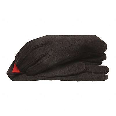 Brown Jersey Gloves with Red Fleece L MPN:69000/L