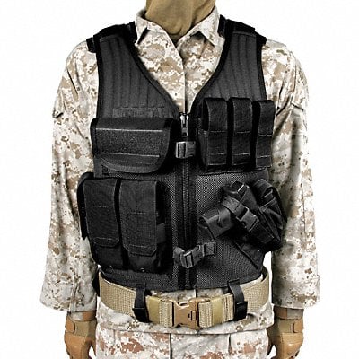 Omega Elite Vest Cross Draw Black MPN:30EV26