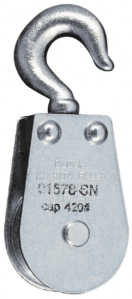 525 Lbs. Load Limit, Swivel Hook Block MPN:01578-C