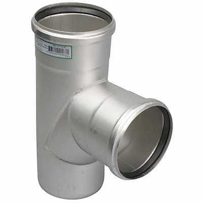 90 Sanitary Tee 316 SS 3 in 29 PSI MPN:SS3x3-90-316