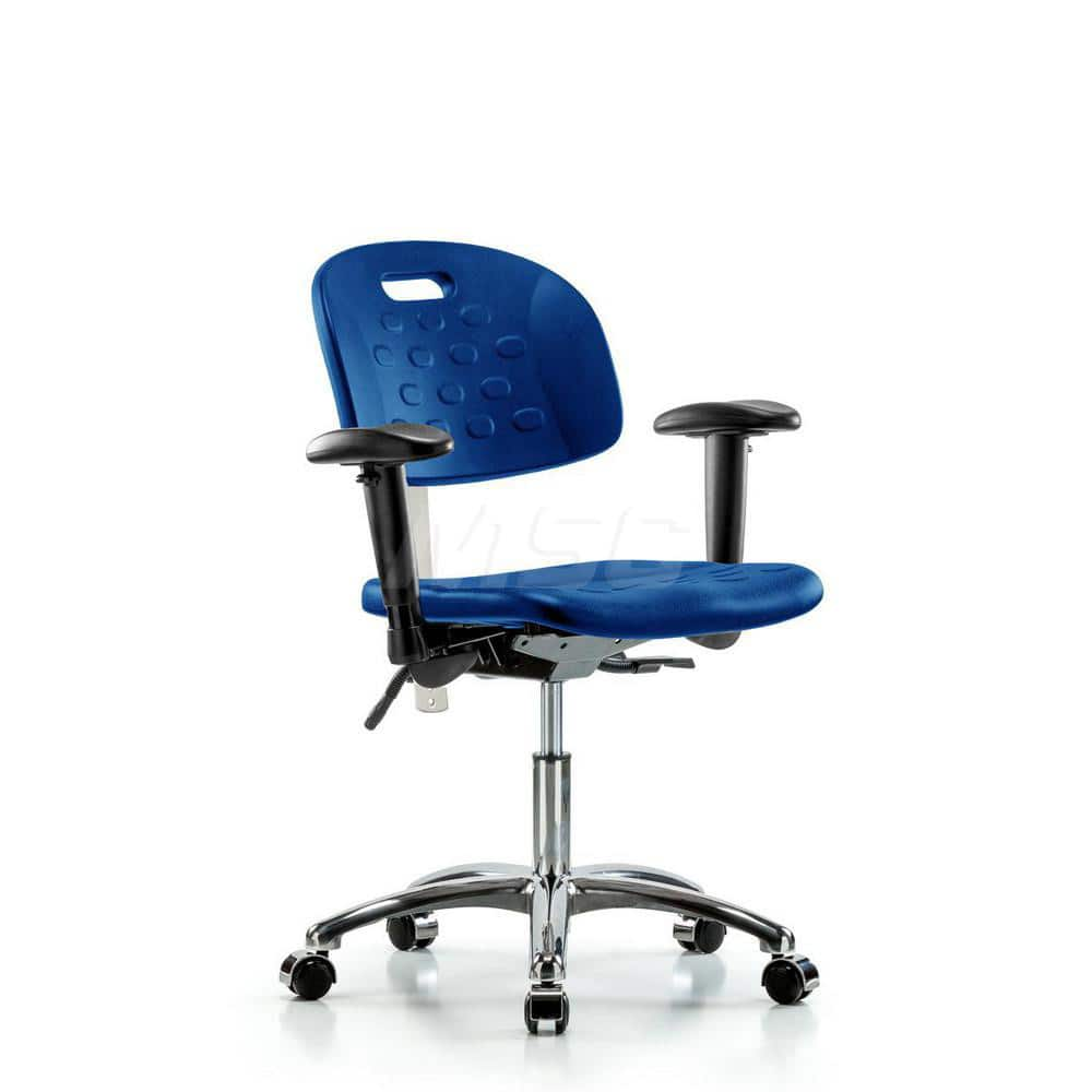 Task Chair: Polyurethane, Blue MPN:MSC40040