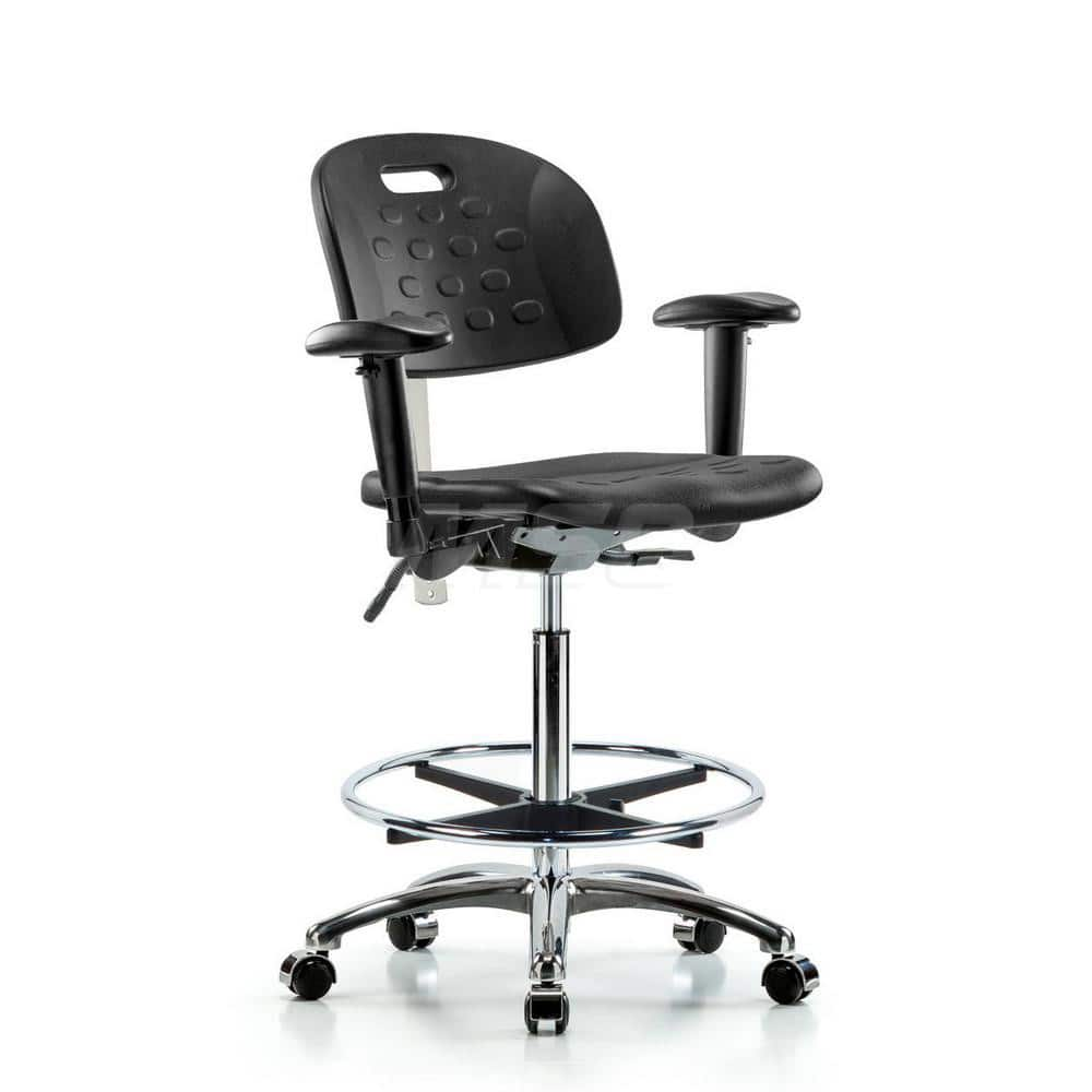 Task Chair: Polyurethane, Black MPN:MSC40047