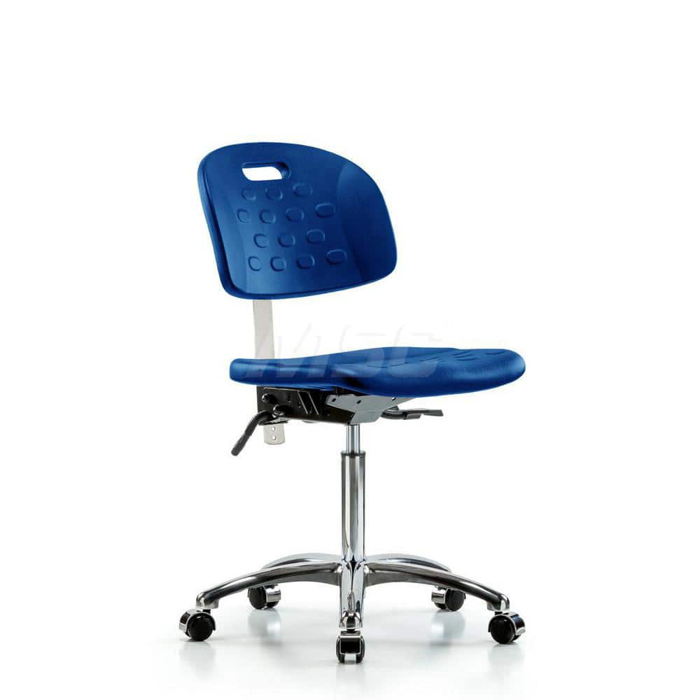 Task Chair: Polyurethane, Blue MPN:MSC40064