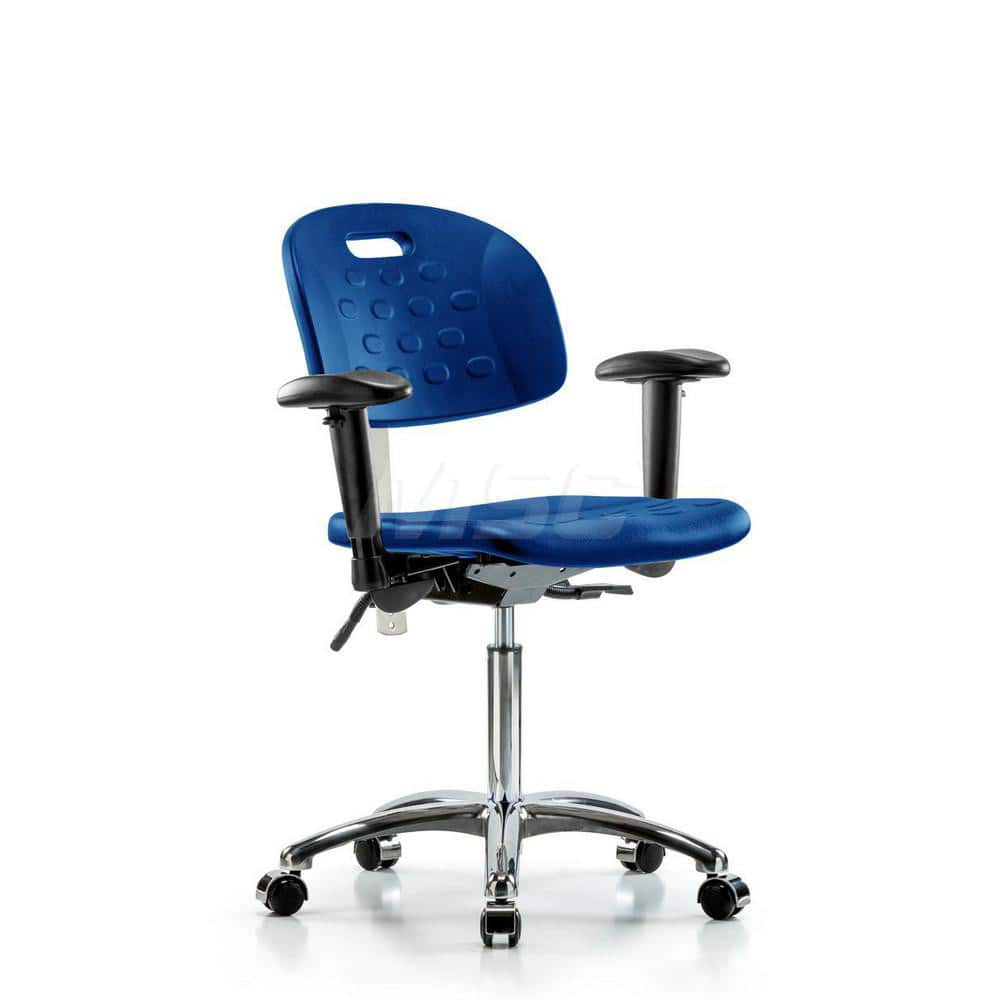 Task Chair: Polyurethane, Blue MPN:MSC40072