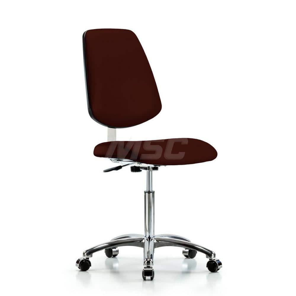 Task Chair: Vinyl, Burgundy MPN:MSC40393