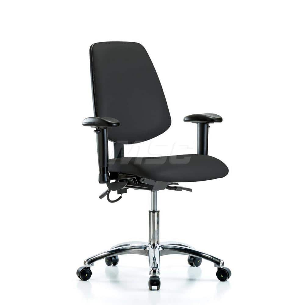 Task Chair: ESD Vinyl, Black MPN:MSC40645